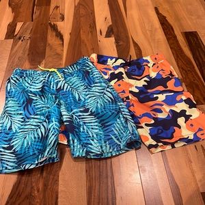 Lands end boys swim trunks